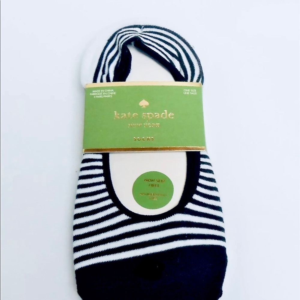 Kate Spade liner socks! 3 pack! - Picture 3 of 3